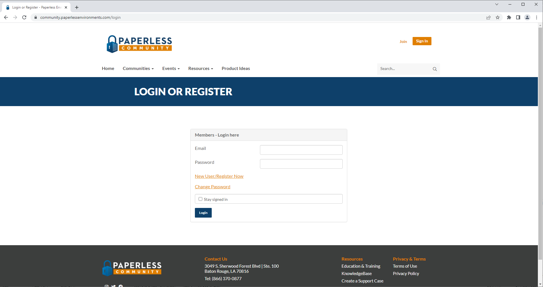 CommunityLoginorRegisterScreen-mh