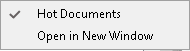 DocumentMatchwindowHotDocumentOpeninNewWindowdialogwithcheckmark-mh