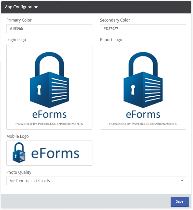 eFormsConfigurationScreen