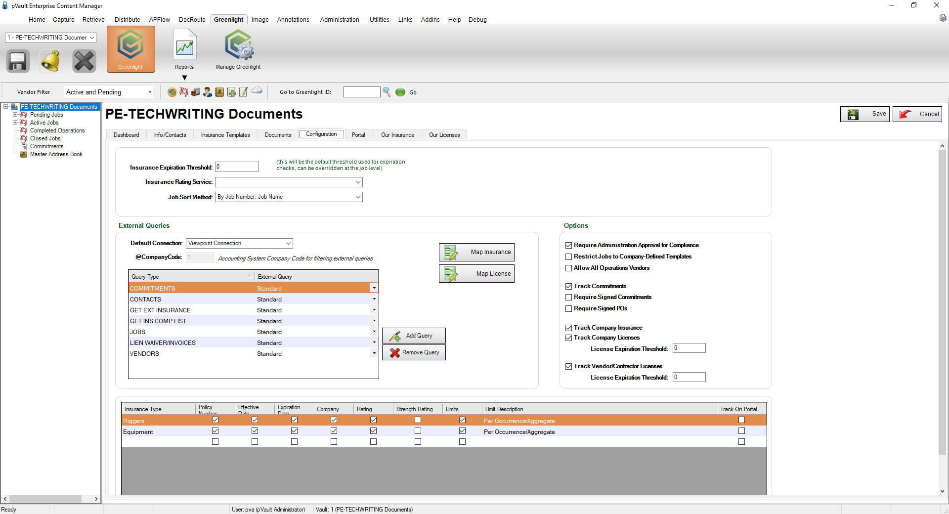 GreenlightCompanyConfigurationExternalQueriespanepopulated-mh