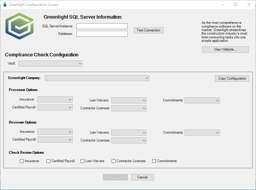 GreenlightConfigurationScreenblank-mh