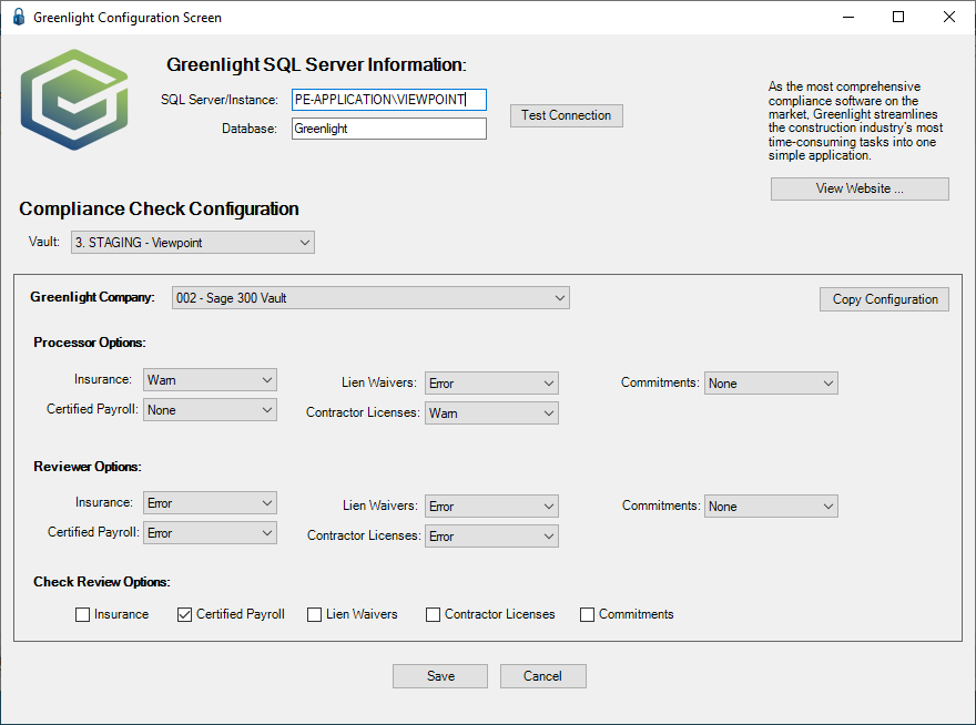 GreenlightConfigurationScreendefaults-mh