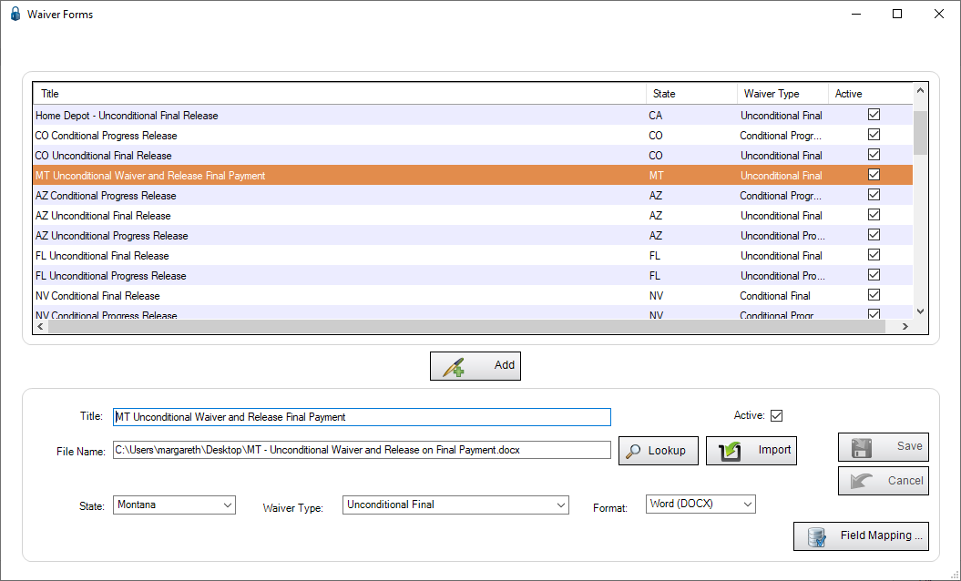 GreenlightManageGreenlightLookupTablestabwindowWaiverFormsaddcomplete-mh