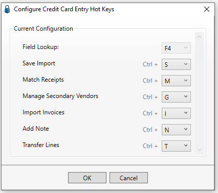 CreditCardImporterConfigure EntryHotKeyswindow-mh