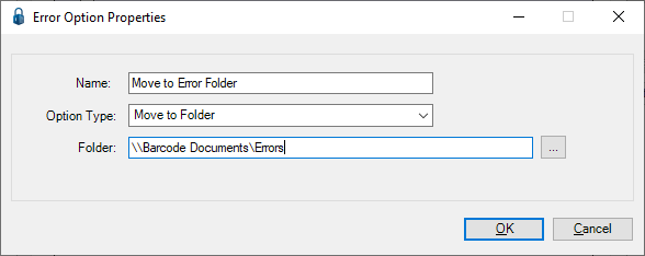 ImportBarcodeErrorOptionPropertiesMovetoErrorFolderdialog-mh