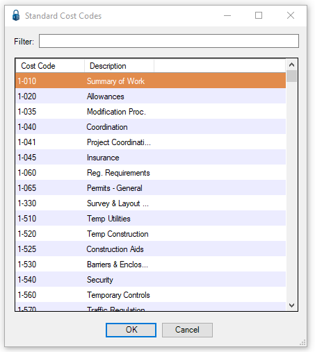 InvoiceEntryStandardCostCodeswindow-mh