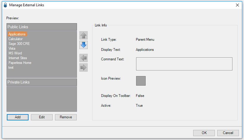 ManageExternalLinksScreen