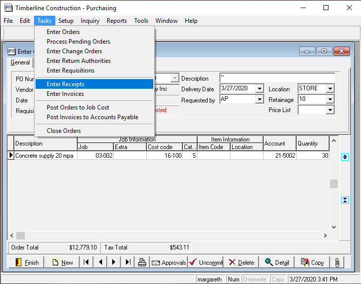 POModuleSagePurchasingModuleEnterReceiptsdropdown-mh