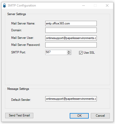 SMTPConfigurationScreen