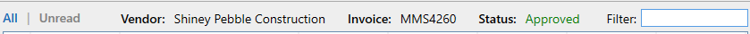 AllUnreadVendorInvoiceStatus-mh