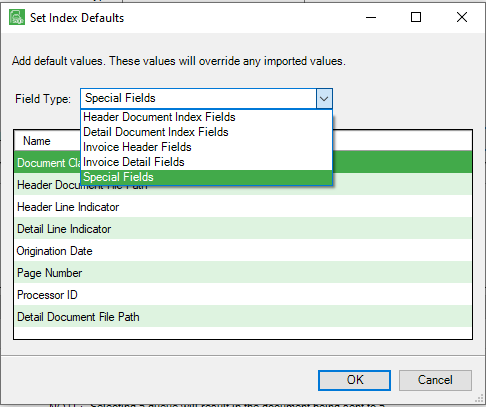 CSVImportConfigurationSetIndexDefaultsdialogFieldTypedropdown-mh