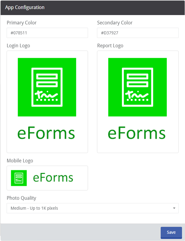 eFormsConfigurationScreen