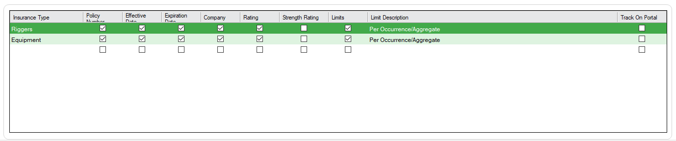 GreenlightmainscreenConfigurationtabotherpolicyinsurancegrid-mh