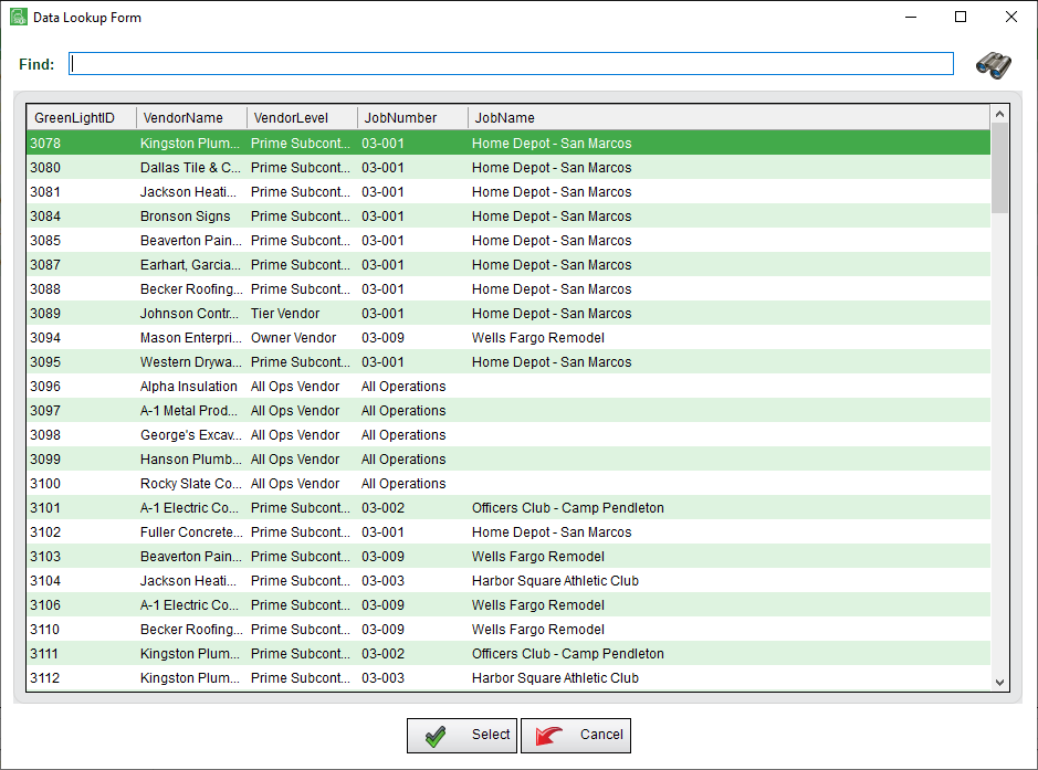 GreenlightmainscreenDataLookupFormwindow-mh
