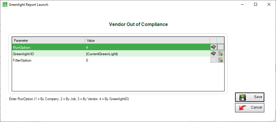 GreenlightManageGreenlightEmailTemplatestabwindowGreenlightReportLaunchdialogVendorOutofCompliance-mh