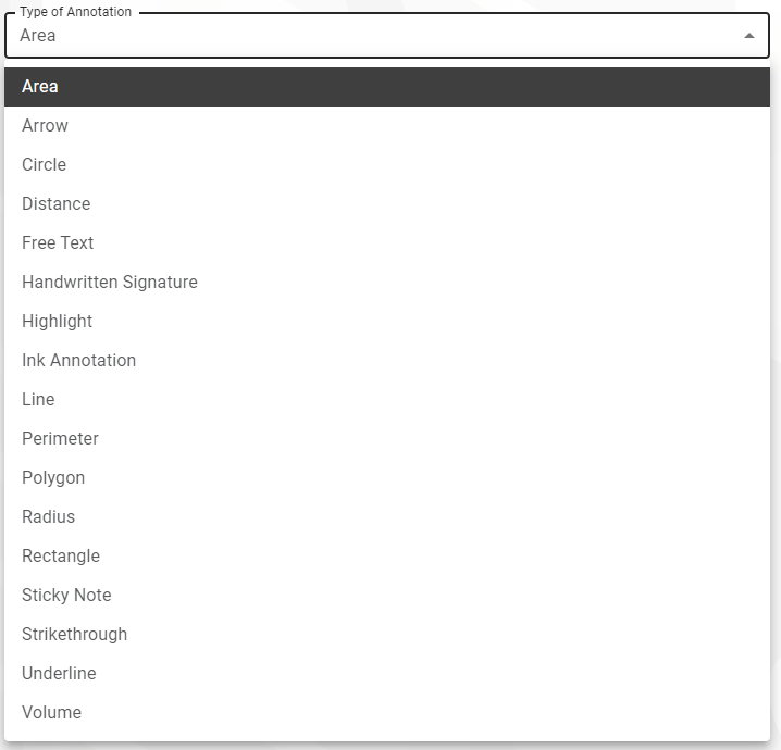 AnnotationTypeList