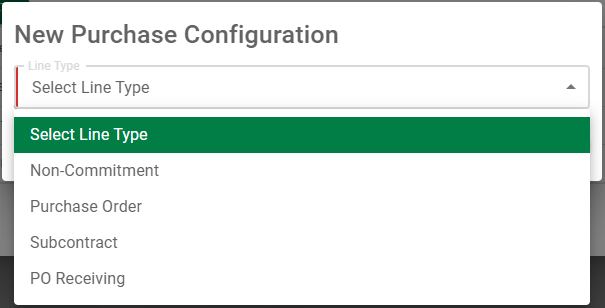 APFlowSettingsBridgeSageIntacctBridgePurchasesConfigurationdialogNewPurchaseConfigurationLineTypefielddropdown-mh