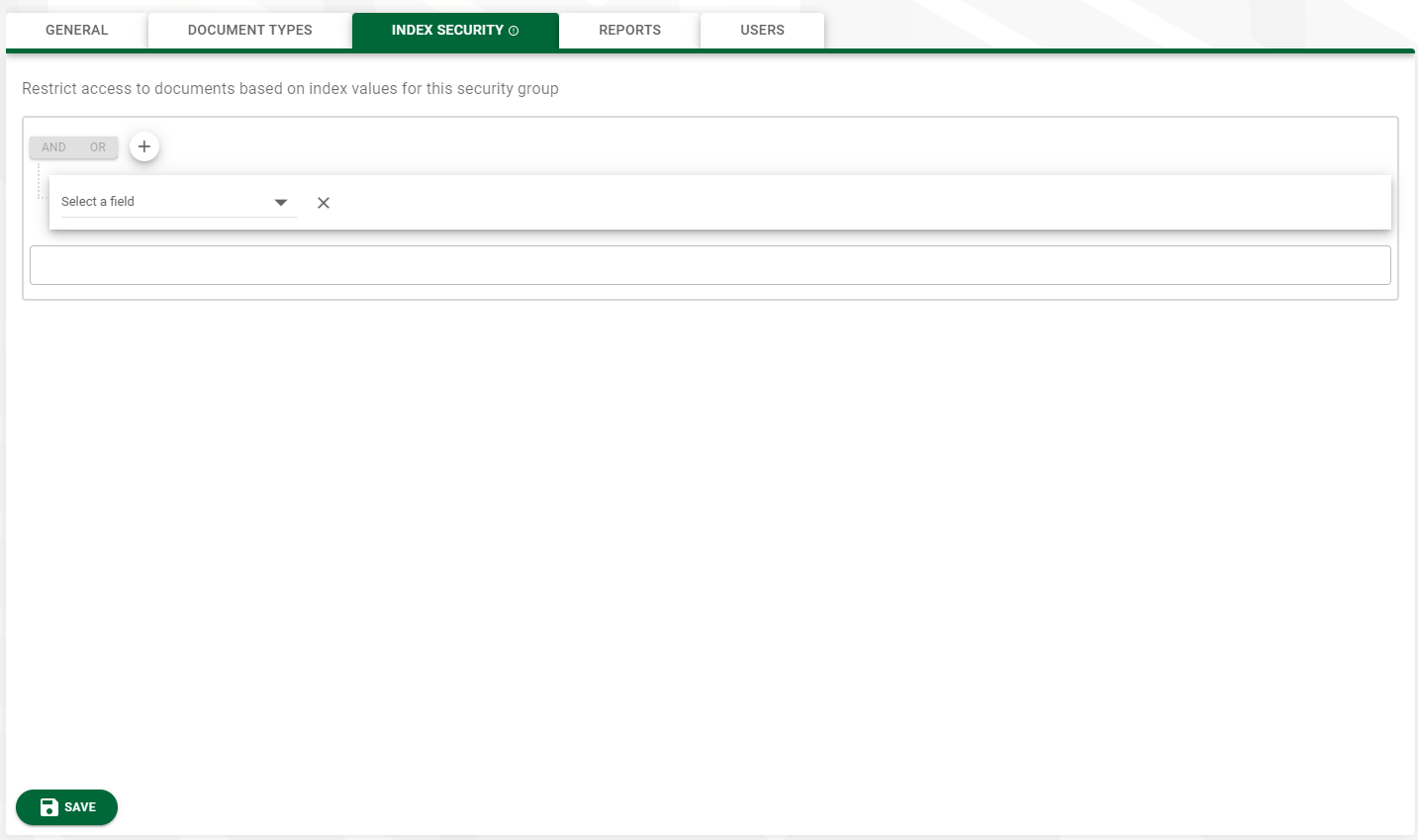 IndexLevelSecurityAddConditionField