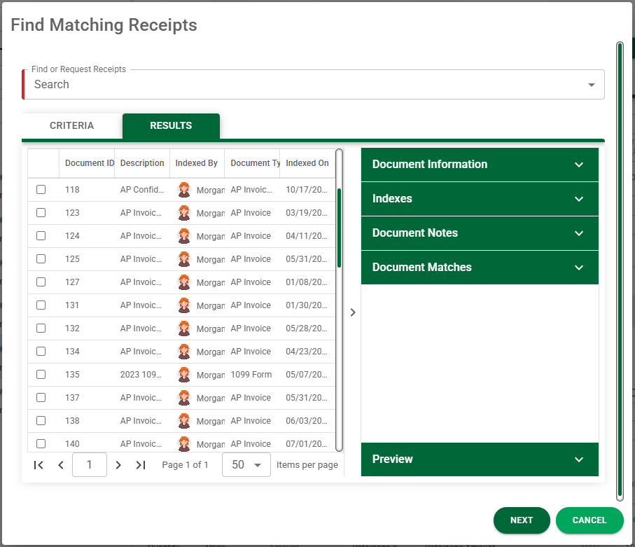 MatchReceiptsFindMatchingReceiptsdialogResults-mh