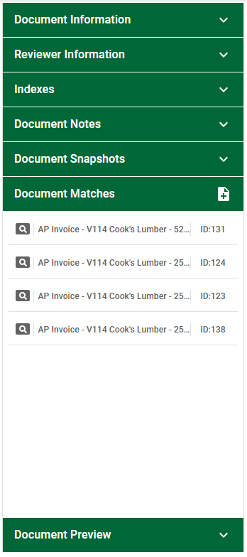 PVCRetrieveQueuesDocumentInformationpaneDocumentMatchessection-mh