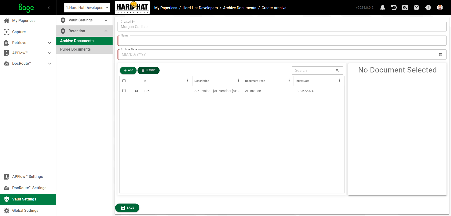PVCVaultRetentionArchiveDocumentsNewArchiveCreateArchivepagecomplete-mh