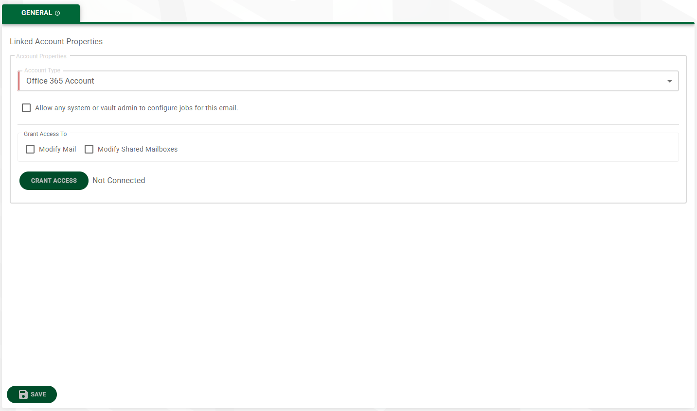 UserSettingsLinkedAccountsAddpageOffice365Accountcheckboxes