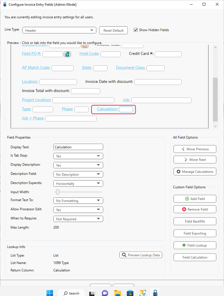 ConfigureInvoiceEntryFieldsConfigureLookupdialogcomplete-mh