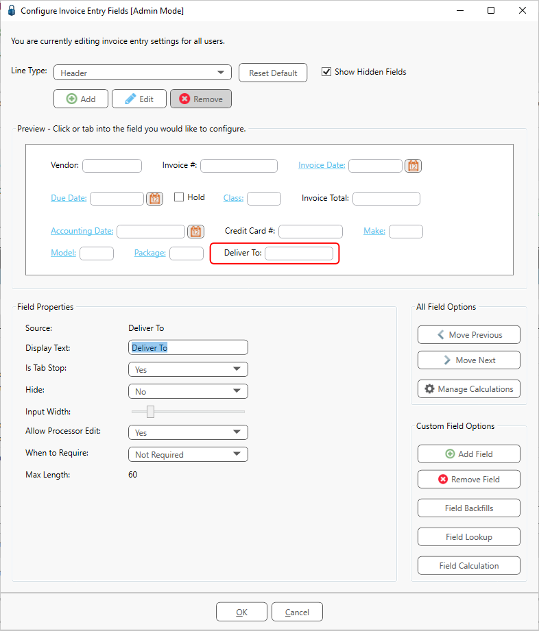 ConfigureInvoiceEntryFieldswindowforCustomAPFlowvaultwithstandardfieldselected-mh