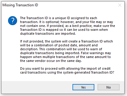 CreditCardImporterMissingTransactionID