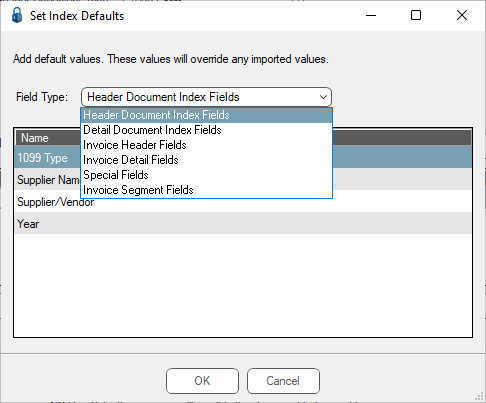 CSVImportConfigurationSetIndexDefaultsdialogFieldTypedropdown-mh