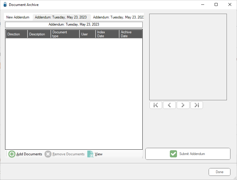 DocumentArchiveNewAddendumTab