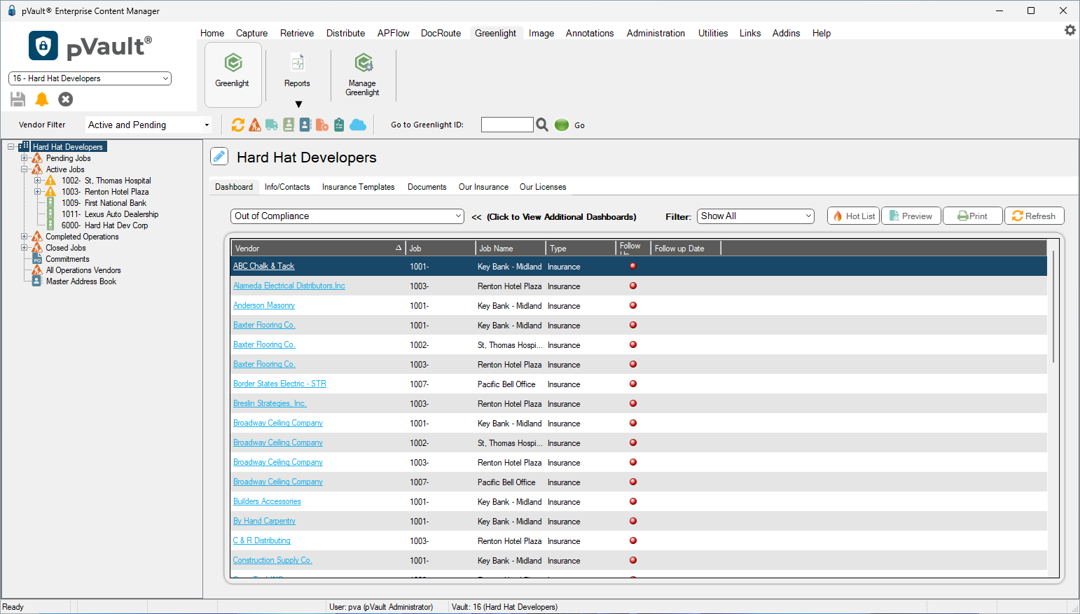 GreenlightmainscreenDashboardOutofCompliance-mh