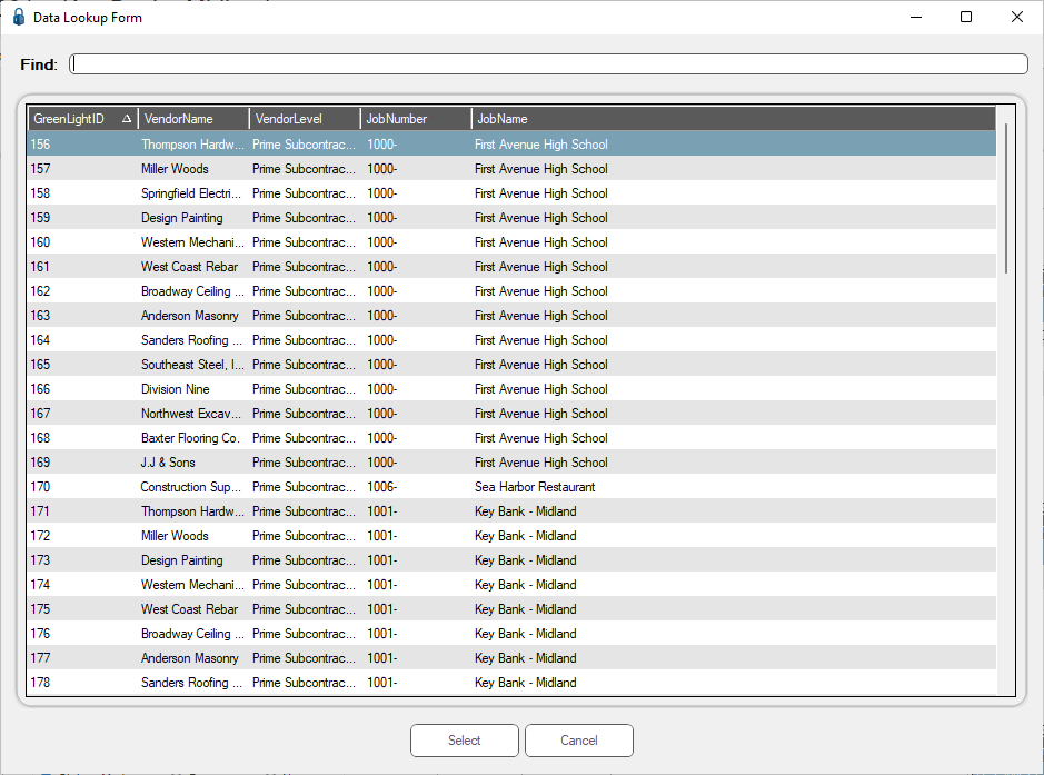 GreenlightmainscreenDataLookupFormwindow-mh