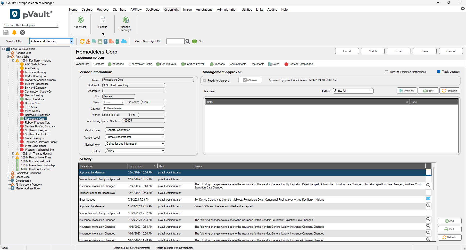 GreenlightVendorVendorInfotabSettingVendorContact-mh