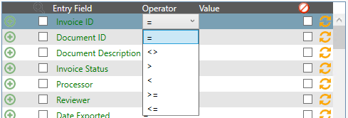 InvoiceSearchEntryFieldOperatorColumnwithnumericsymbols-mh