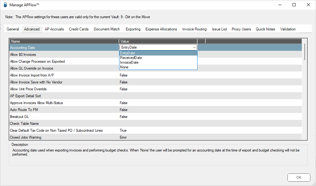 ManageAPFlowAdvancedtabSage300AccountingDatedropdownEntryDate-mh