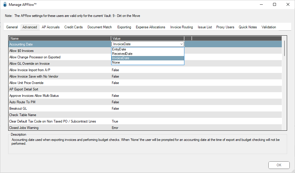 ManageAPFlowAdvancedtabSage300AccountingDatedropdownInvoiceDate-mh