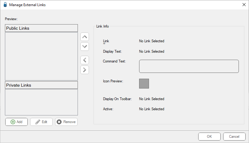 ManageExternalLinksScreen