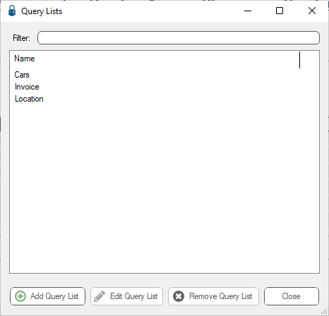 QueryListDialog