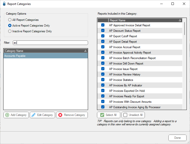 ReportsscreenAdministrationtabReportCategorieswindowwithfilter-mh