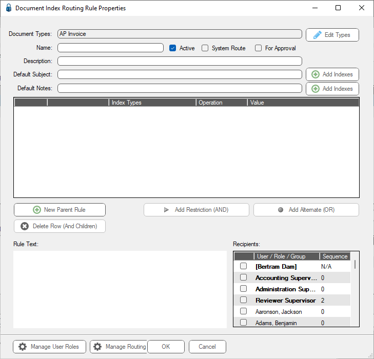 VaultDocumentIndexRoutingRuleProperties-mh