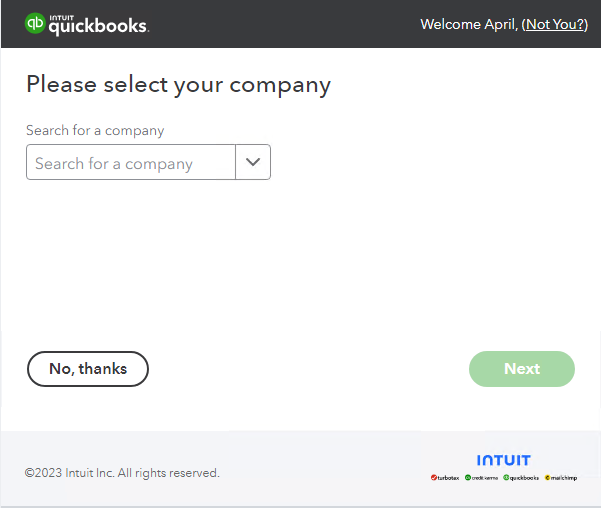 VaultPropertiesBridgetabQuickBooksIntuitSelectcompanydialog-mh