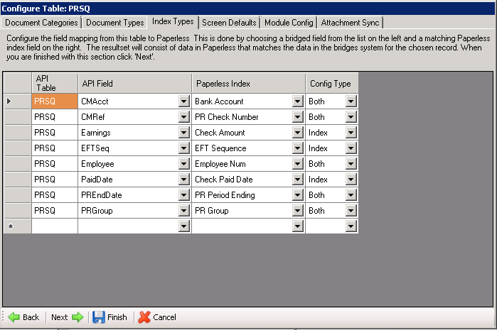 ViewpointPayrollIndexingSetupConfigureTableIndexTypestab-mh