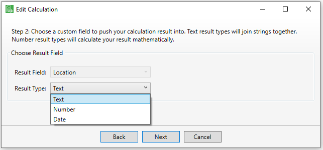 ConfigureInvoiceEntryFieldsFieldCalculationEditCalculationstep2ResultTypefielddropdown-mh