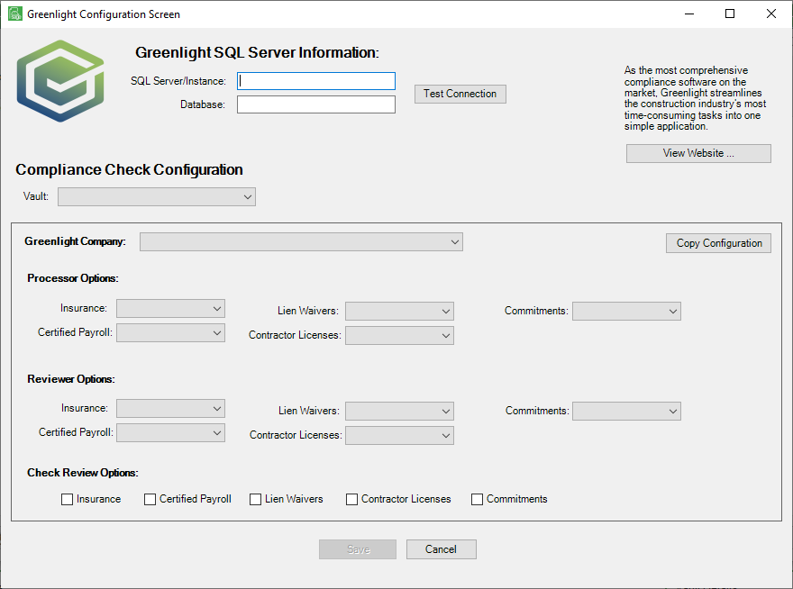 GreenlightConfigurationScreenblank-mh