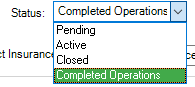 GreenlightJobmainscreenInfotabStatusfielddropdownCompletedOperations-mh