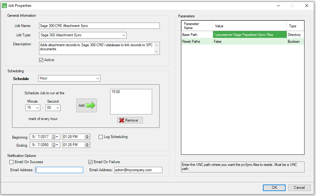 JobPollSage300AttachmentSyncJobPollSetup