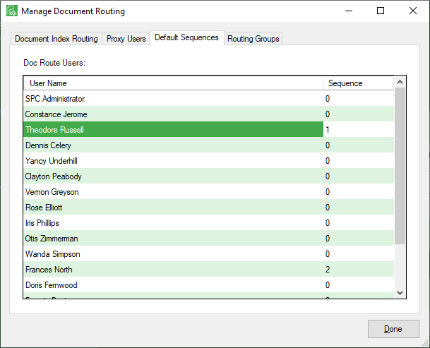 ManageDocRouteManageDocumentRoutingdialogDefaultSequencestabSequencechanges-mh