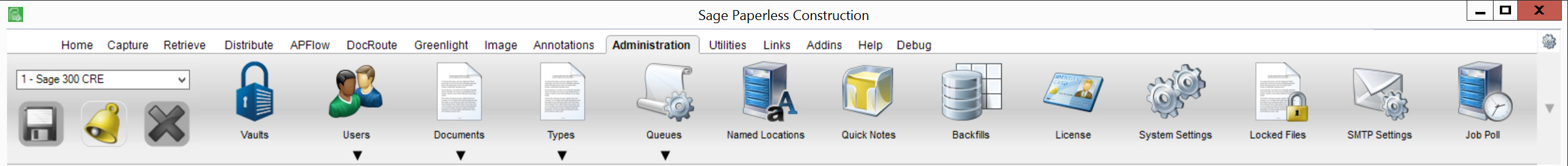 SagePaperlessToolbar