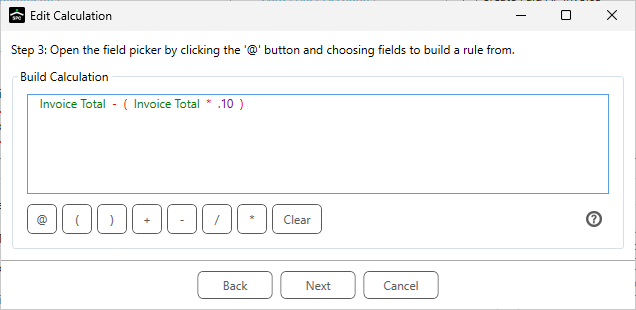 ConfigureInvoiceEntryFieldsFieldCalculationEditCalculationstep3dialogNumbercomplete-mh